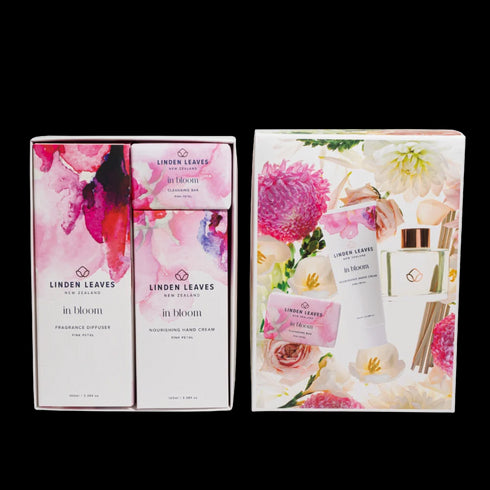 Pink Petal Hand & Home Gift Set 3pc-Linden Leaves-Matakana Pharmacy